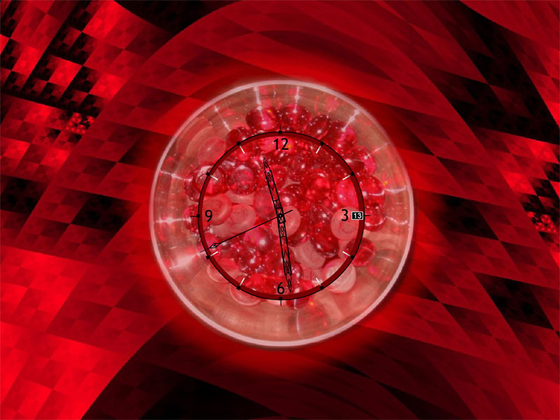 Fluid Clock ScreenSaver Screenshot